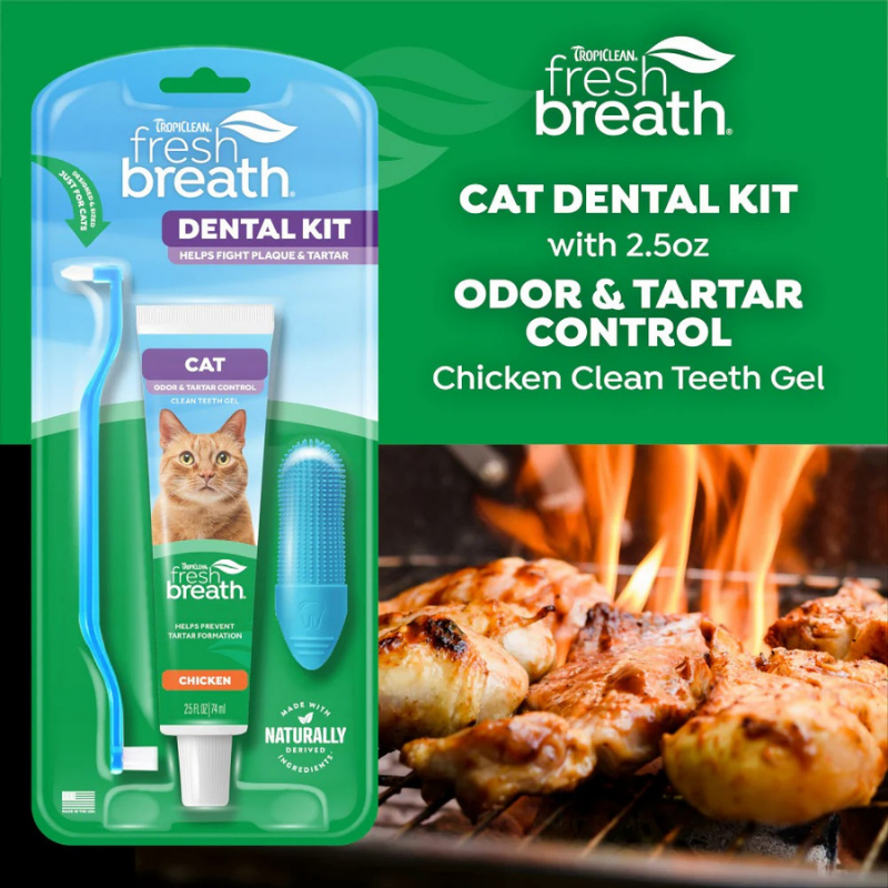Furville Cat Brush and Toothpaste