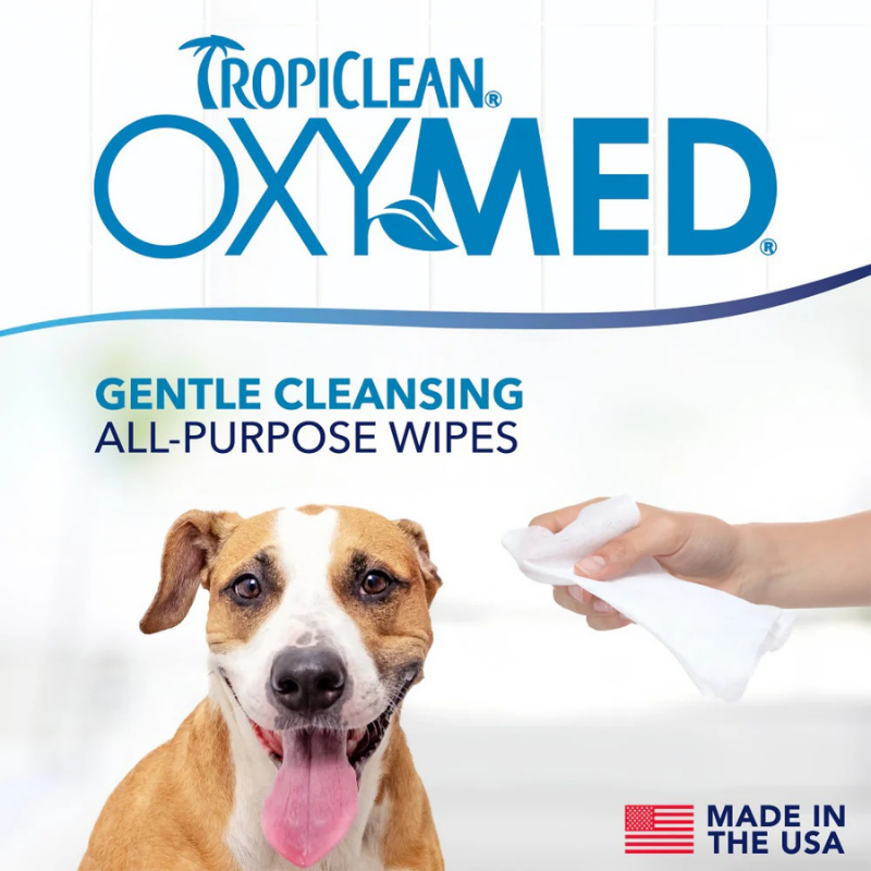 TROPICLEAN Dog & Cat Wipes