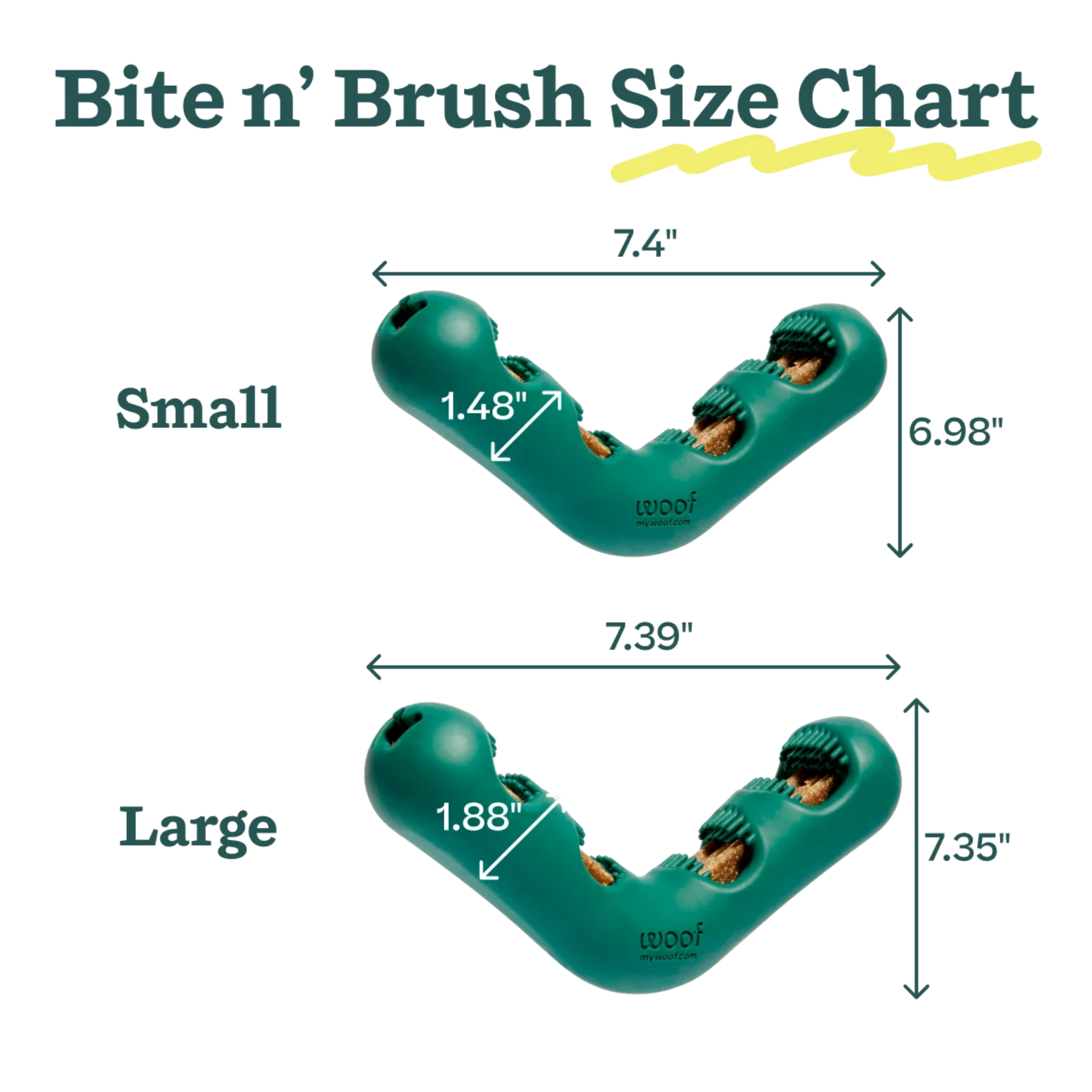 Furville Bite and brush Woof bully stick holder