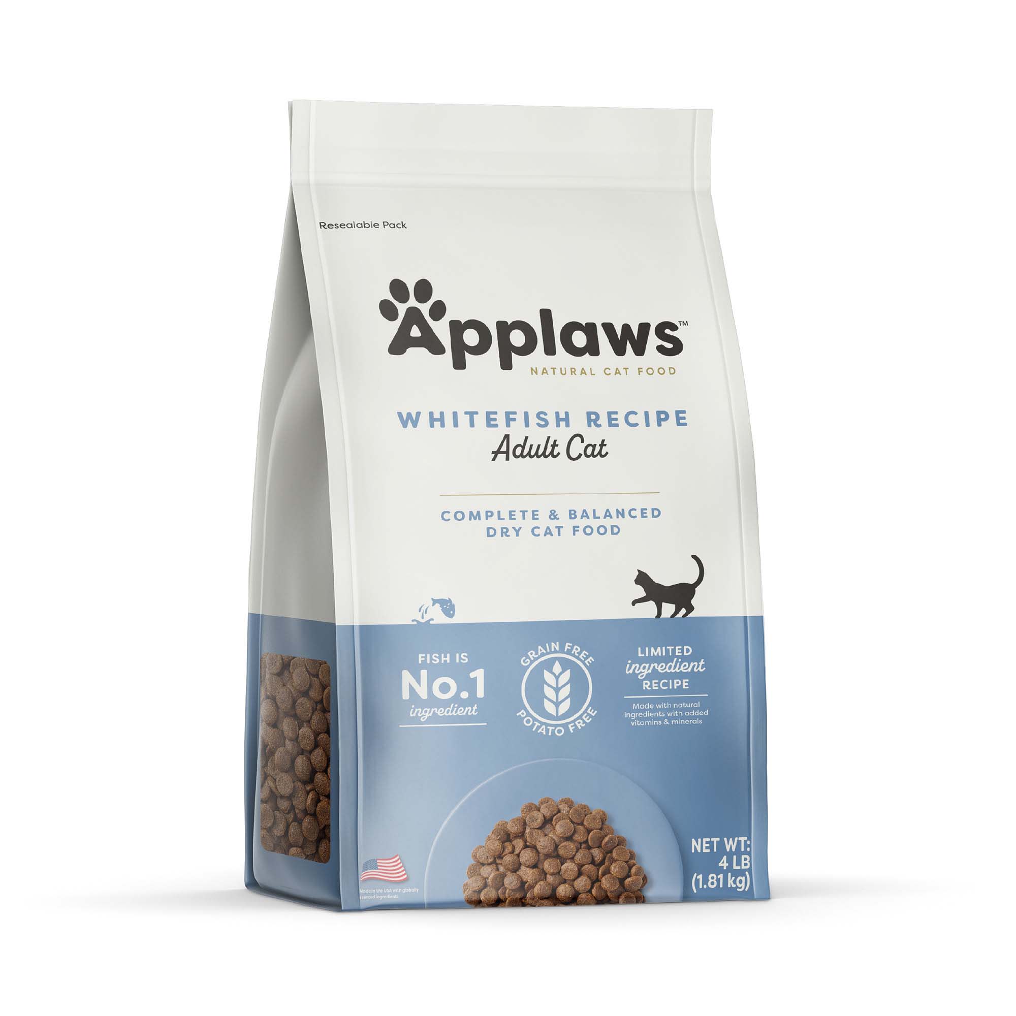 APPLAWS CAT - Whitefish Grain Free Dry Food