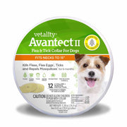 Avantect II Flea & Tick Collar for Dogs - 12 month Protection - Fits Necks up to 15"