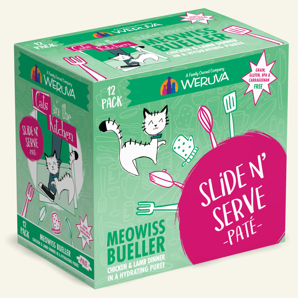 CATS IN THE KITCHEN CAT GRAIN FREE SLIDE N' SERVE MEOWISS BUELLER 3OZ POUCH