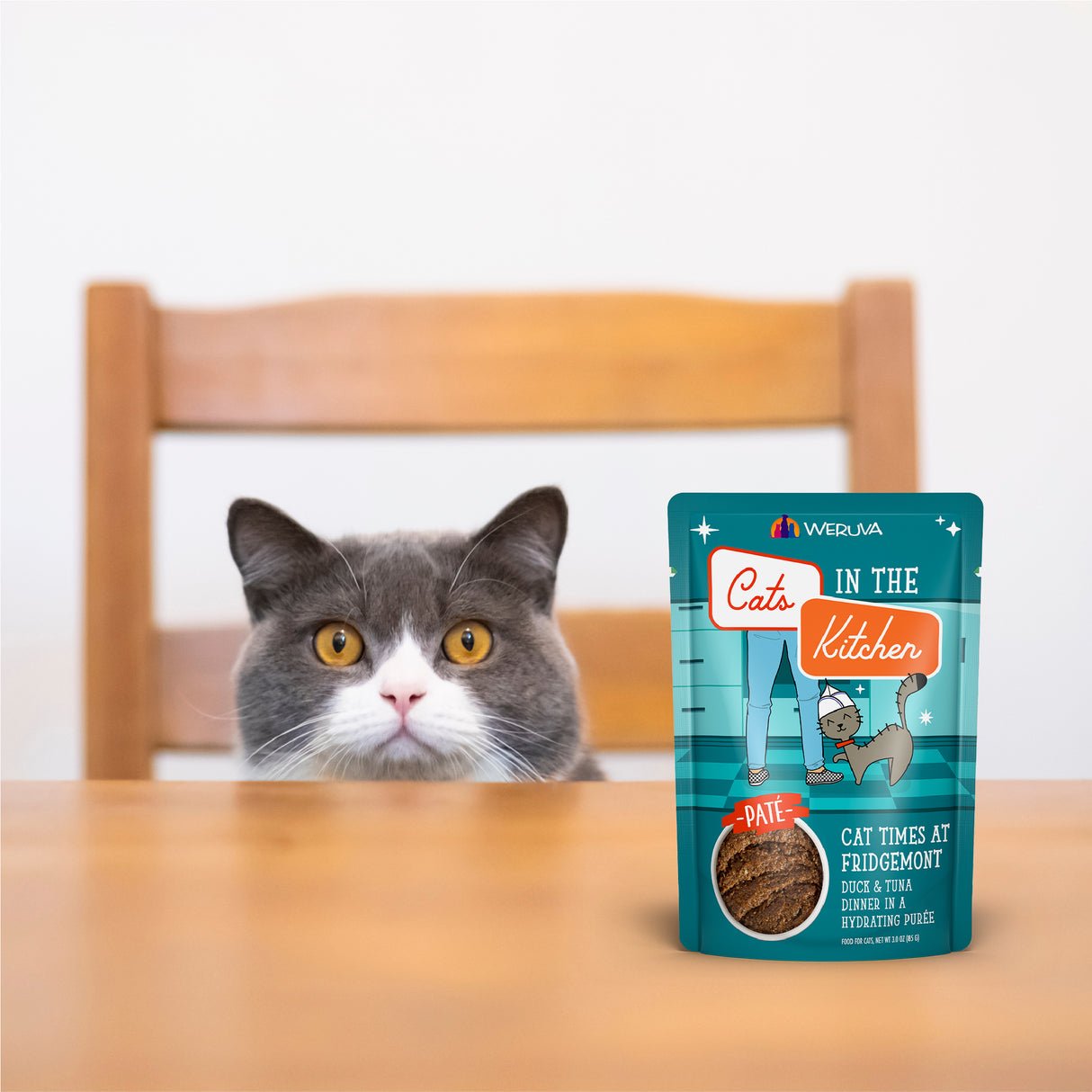 CATS IN THE KITCHEN CAT GRAIN FREE SLIDE N' SERVE THE BREAKFAST CAT 3OZ POUCH
