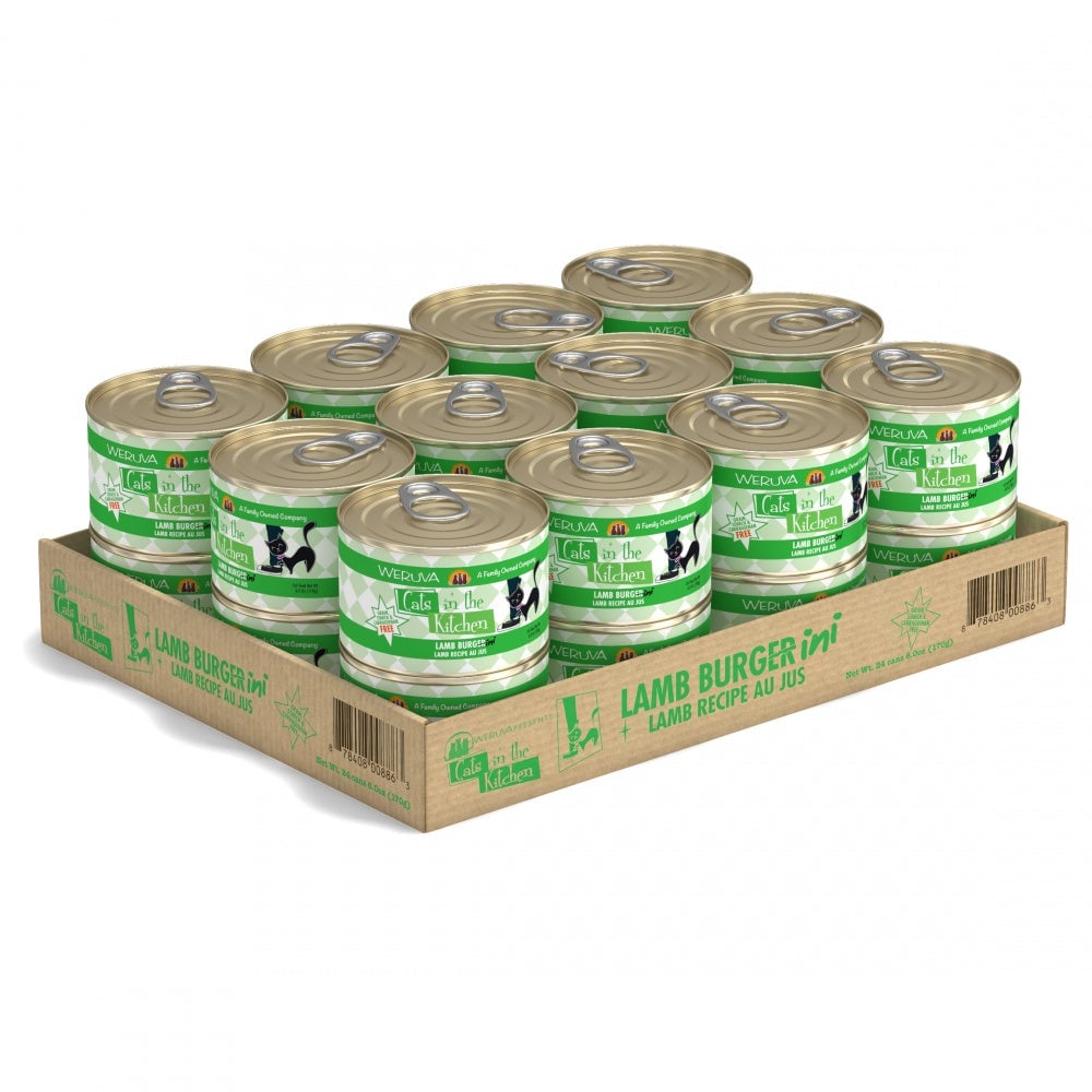 CATS IN THE KITCHEN CAT LAMB BURGERINI 10OZ