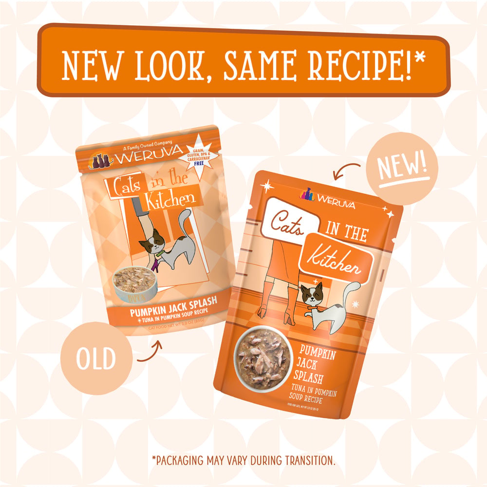 CATS IN THE KITCHEN CAT PUMPKIN JACK SPLASH 3OZ POUCH