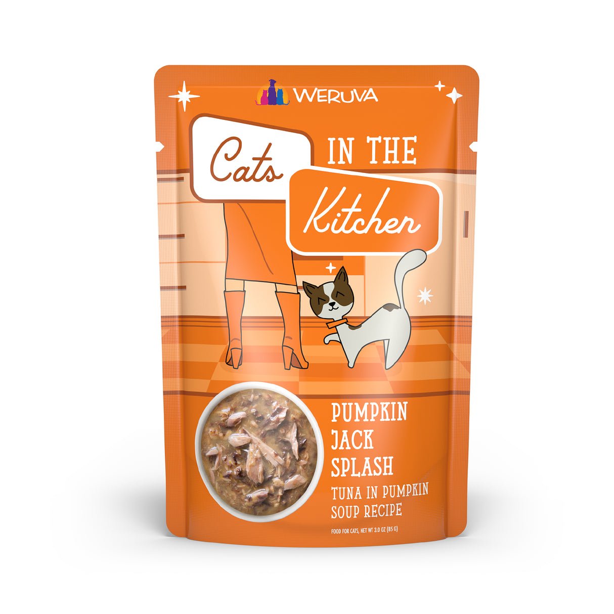 CATS IN THE KITCHEN CAT PUMPKIN JACK SPLASH 3OZ POUCH