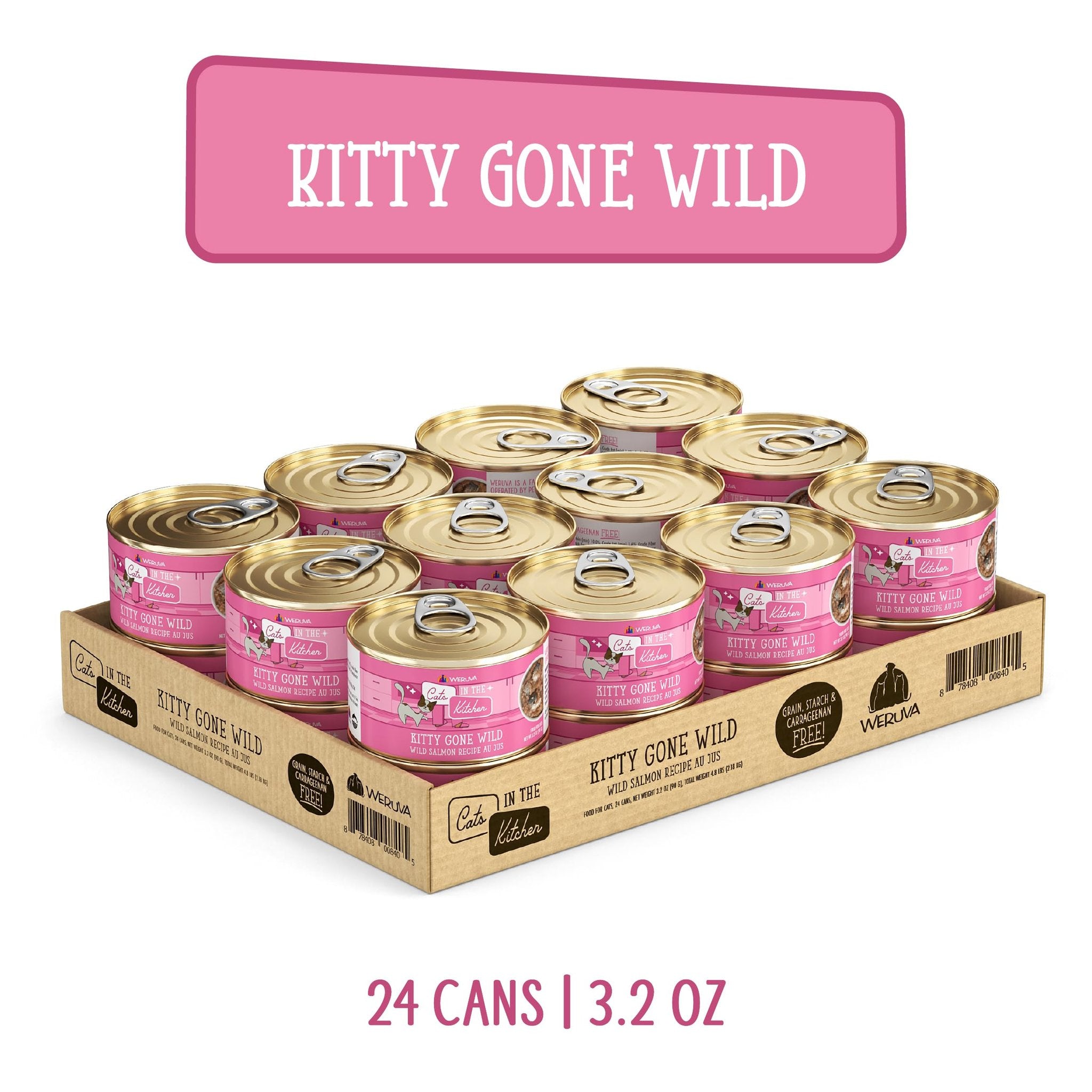 CATS IN THE KITCHEN KITTY GONE WILD 3.2OZ