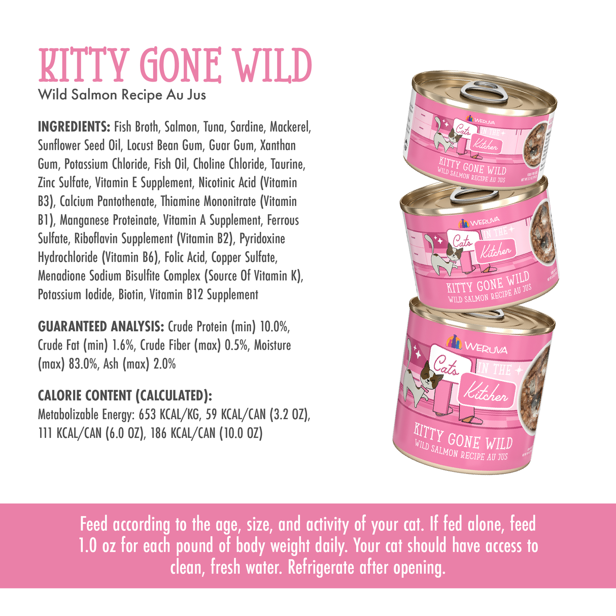 CATS IN THE KITCHEN KITTY GONE WILD 3.2OZ