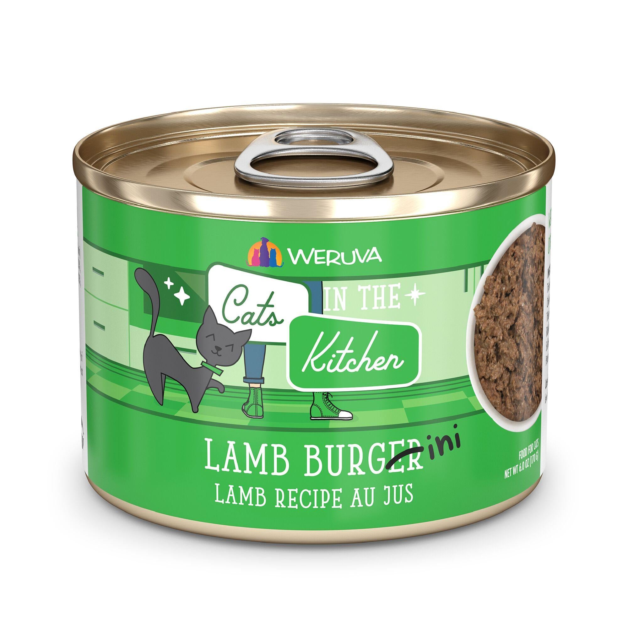 CATS IN THE KITCHEN LAMB BURGER-INI 6OZ