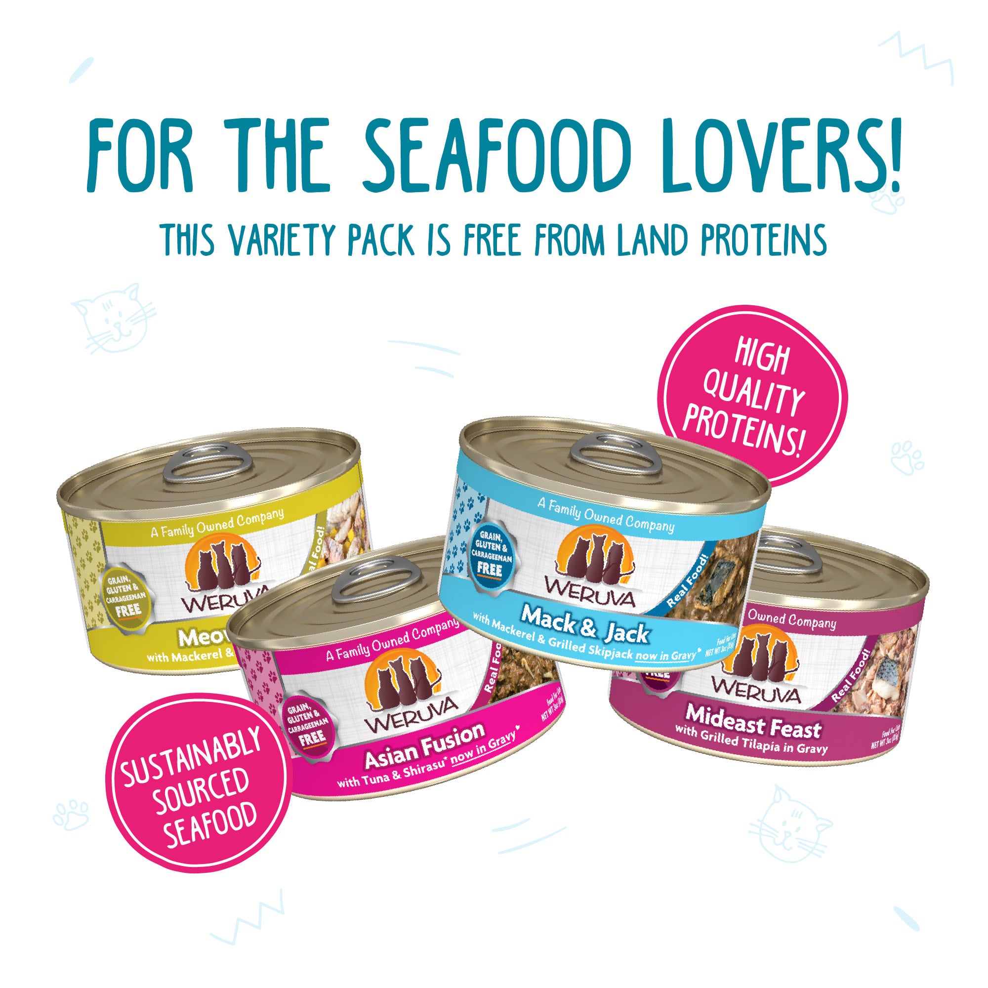 Classics Seafood & Eat It Variety Pack 5.5 Oz. Case of 12