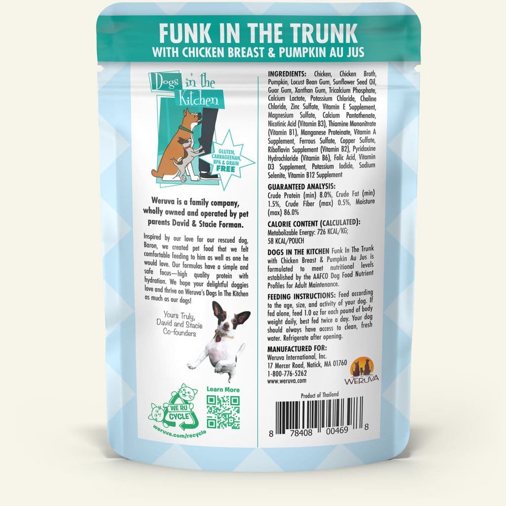 Dogs in the kitchen Funk in the trunk 2.8oz pouches