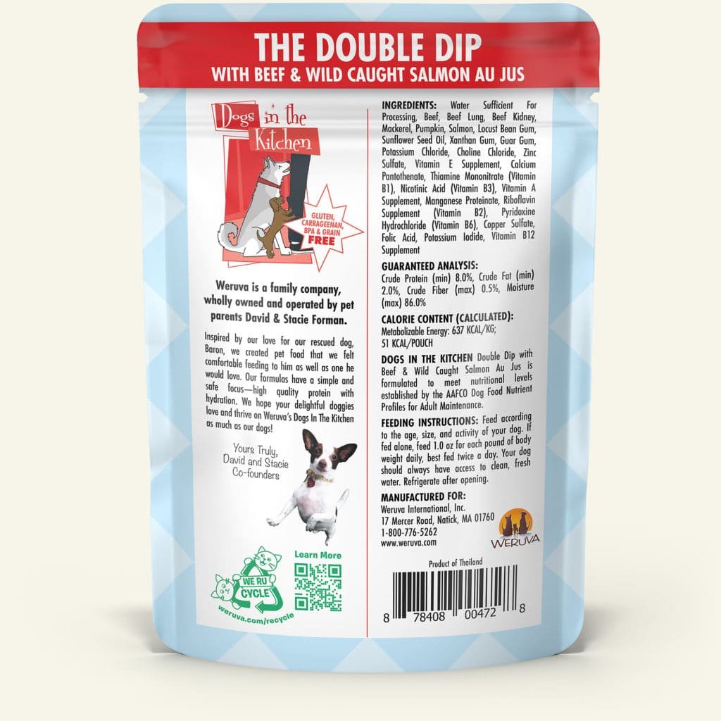 DOGS IN THE KITCHEN THE DOUBLE DIP 2.8OZ POUCH
