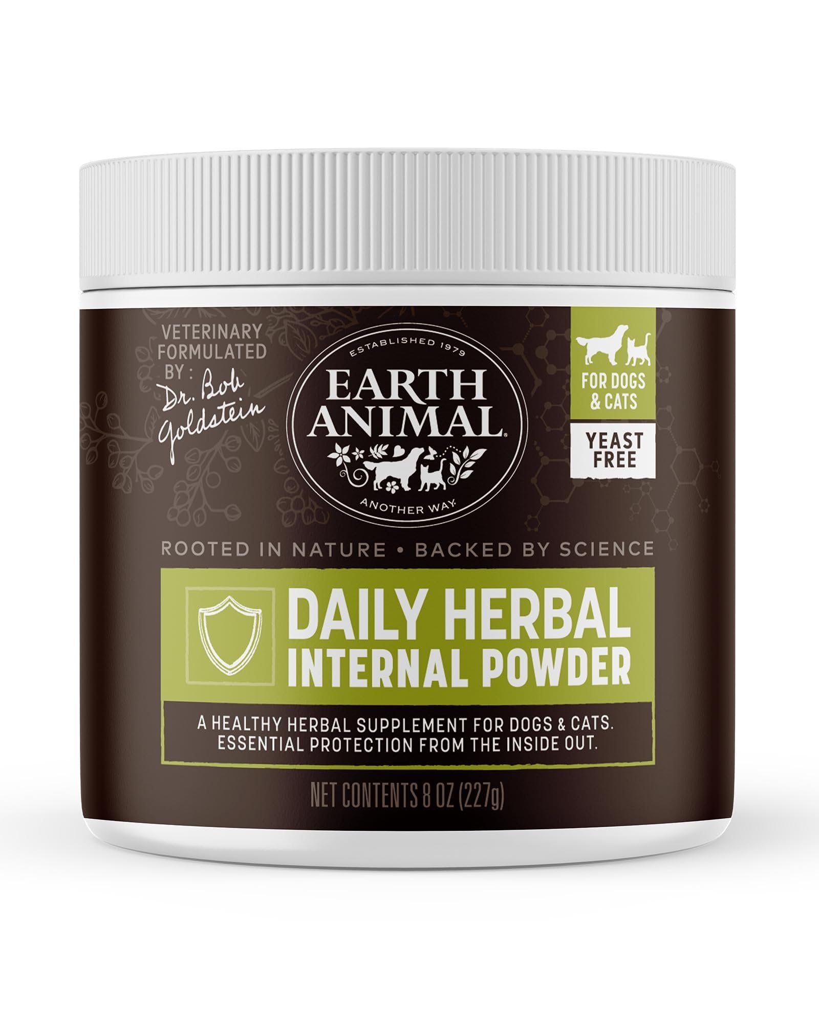 EARTH ANIMAL DOG APOTHECARY NATURAL FLEA & TICK DAILY INTERNAL POWDER SUPPLEMENT 1LB