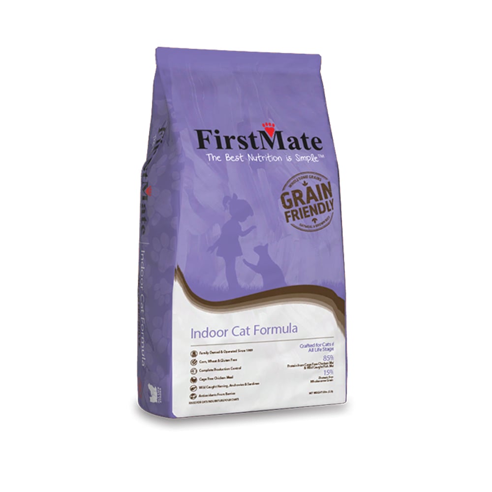 FIRSTMATE Cat & Kitten - Indoor Grain Friendly - Dry Food