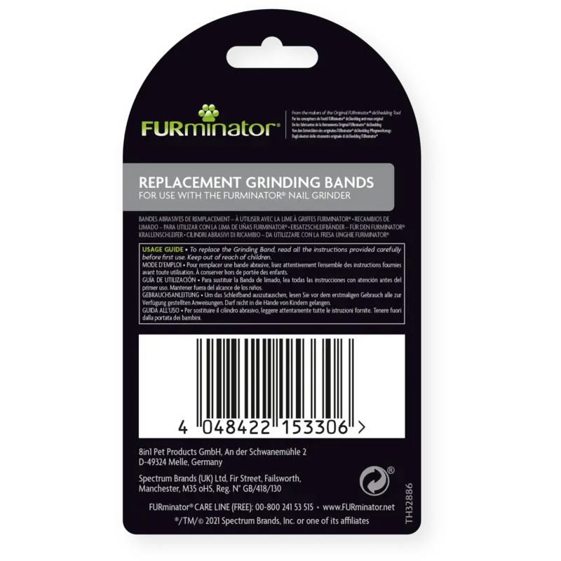 Furminator Replacement Grinding Bands for Nail Grinder