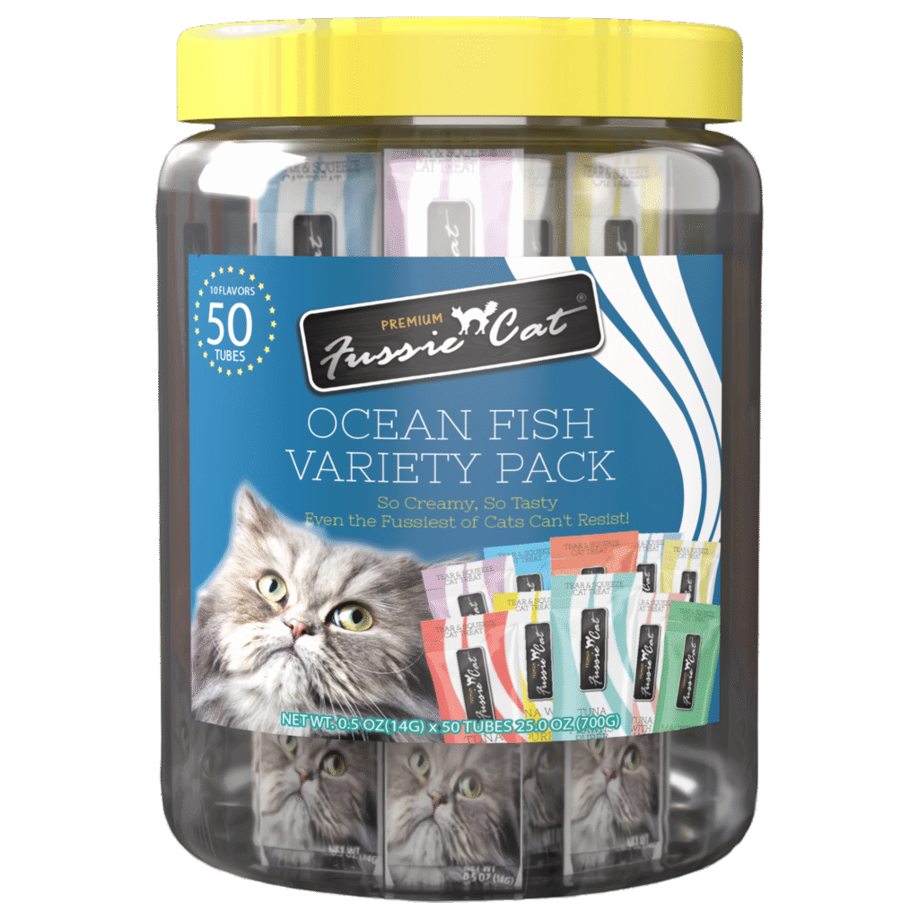FUSSIE CAT CAT PUREE OCEAN FISH VARIETY PACK