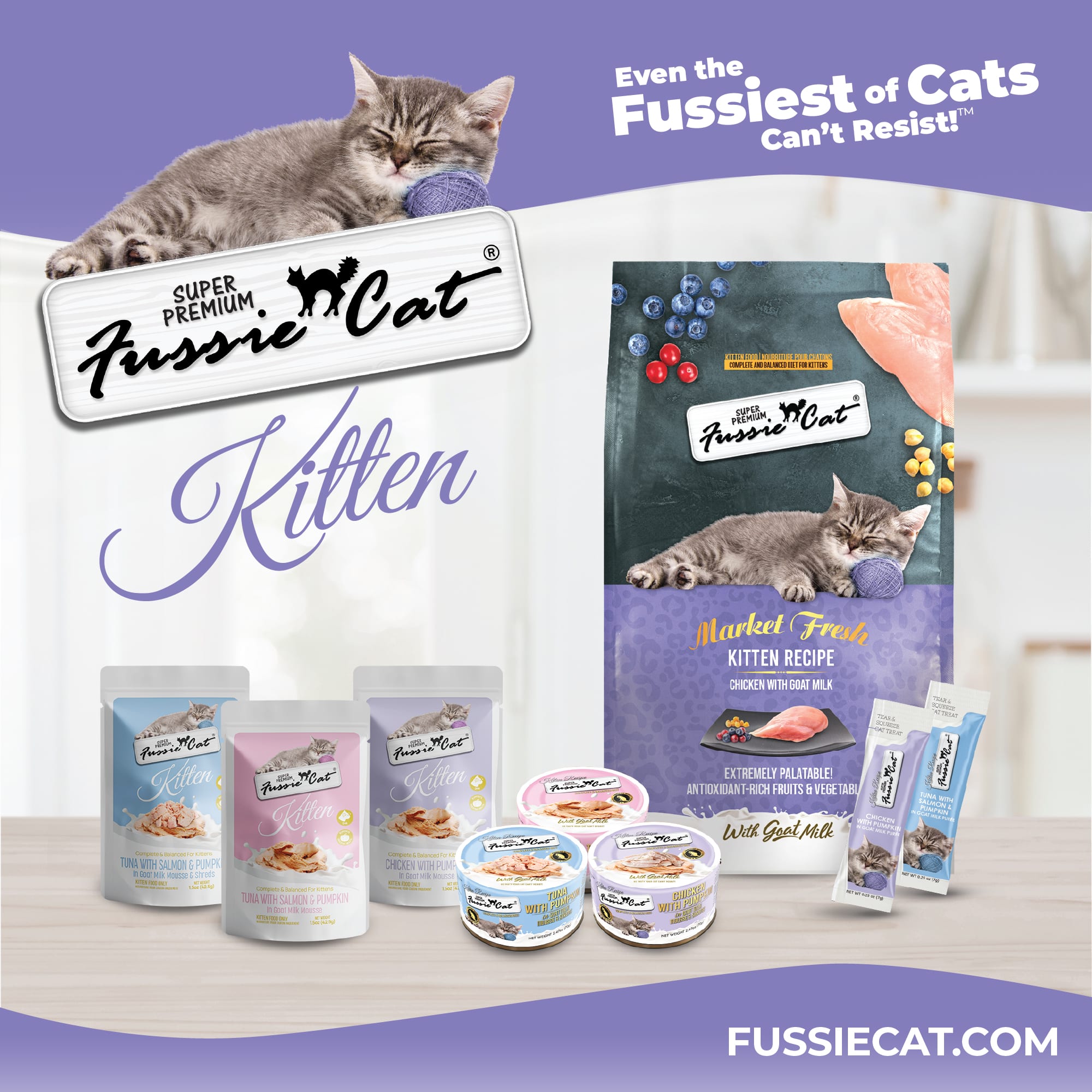 FUSSIE CAT Kitten - Market Fresh