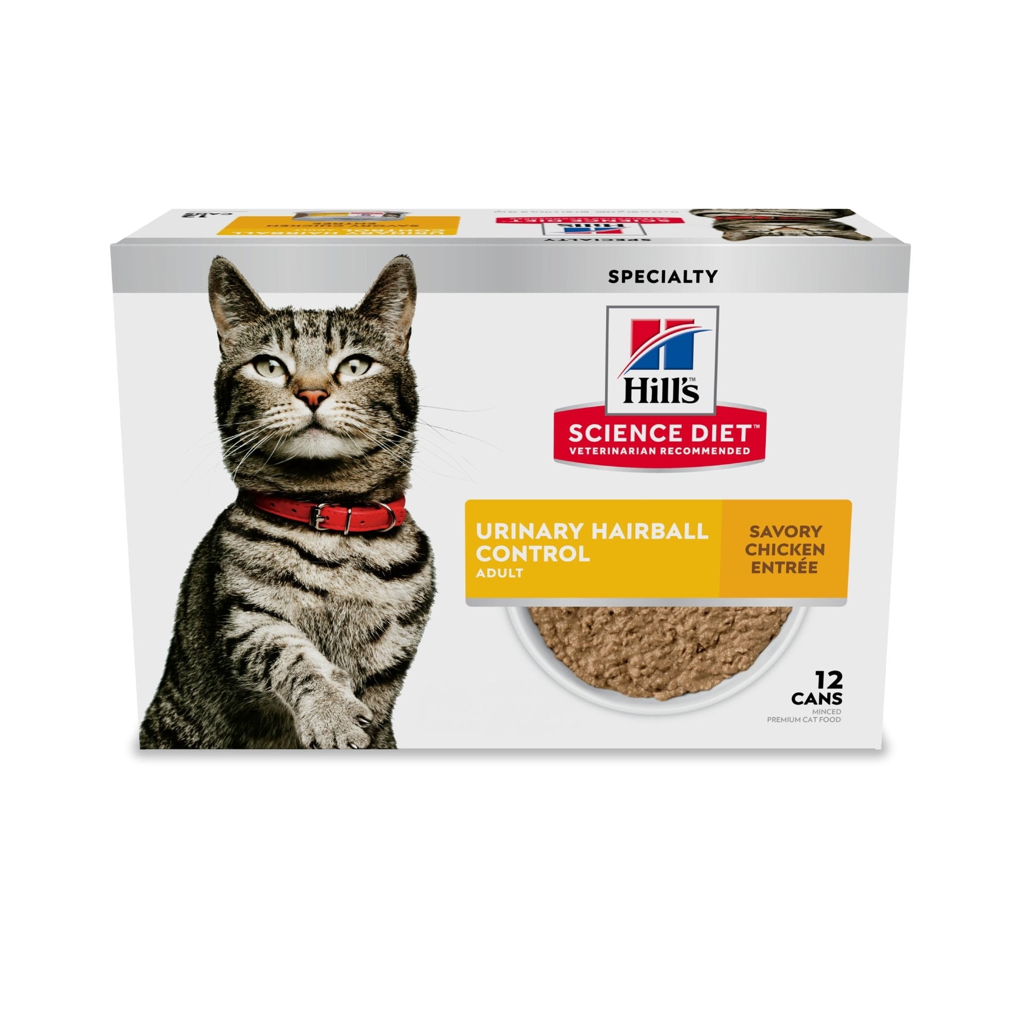 HILLS SCIENCE DIET Cat - Urinary & Hairball Control Savory Chicken Entree Canned Food