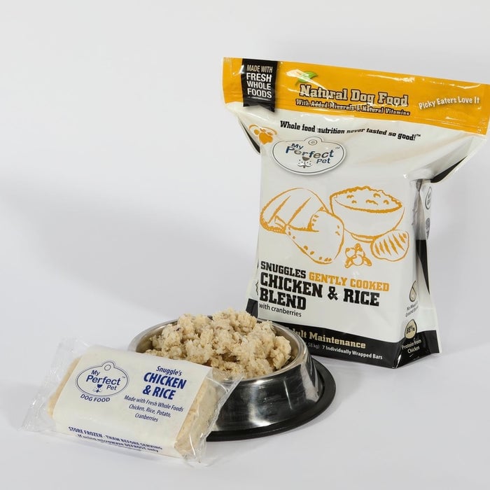 MY PERFECT PET DOG FROZEN SNUGGLES CHICKEN & RICE 4LBS