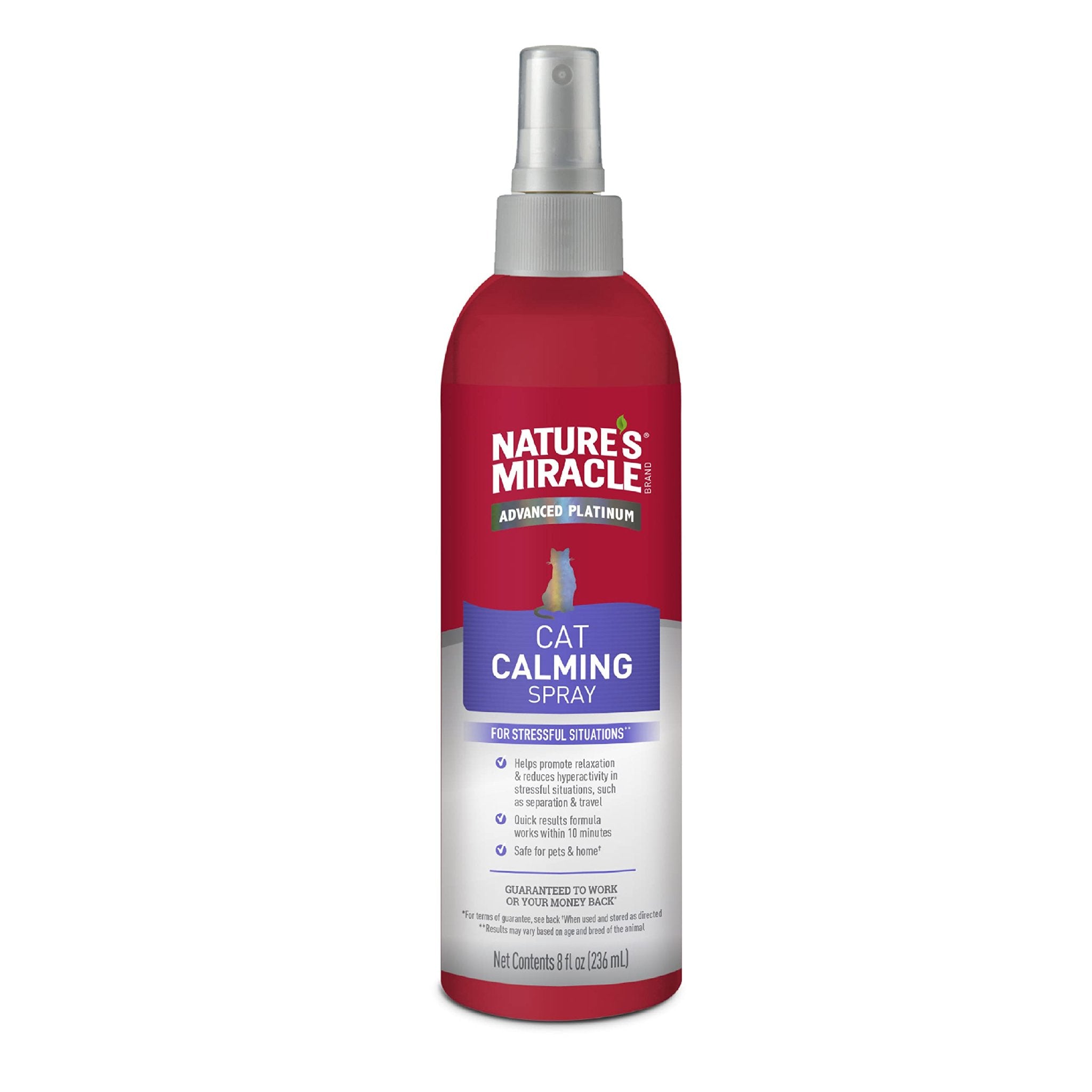 Nature's Miracle Advanced Platinum Cat Calming Spray, 8 Oz, Aid for Cats (B09Y2HNMMF)