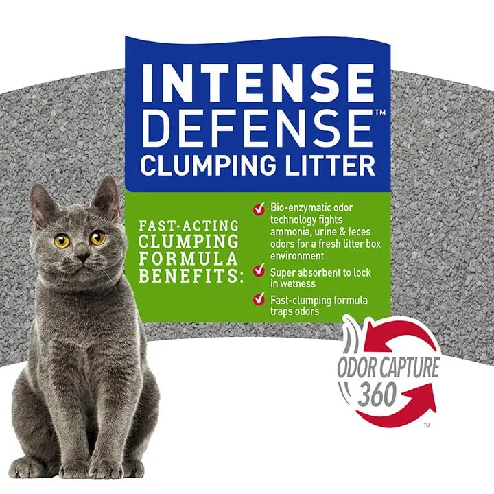 Nature's Miracle Intense Defense Fragrance Free Clumping Litter 20lb