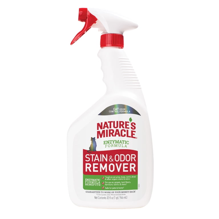 Nature's Miracle Just For Cats Stain & Odor Remover Spray 32 oz