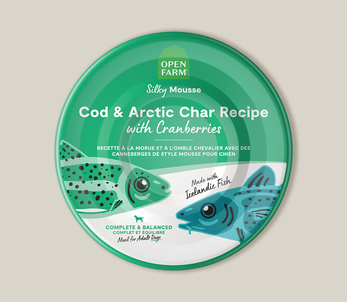 OPEN FARM Dog - Cod & Arctic Char with Cranberries Silky Mousse