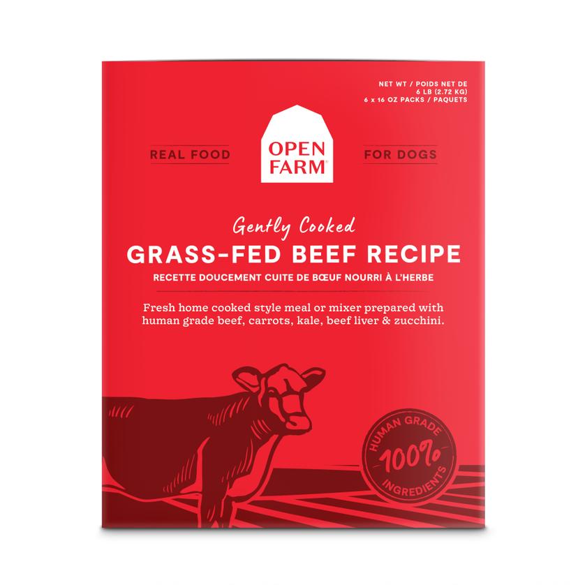 OPEN FARM DOG FROZEN GENTLY COOKED BEEF 16OZ
