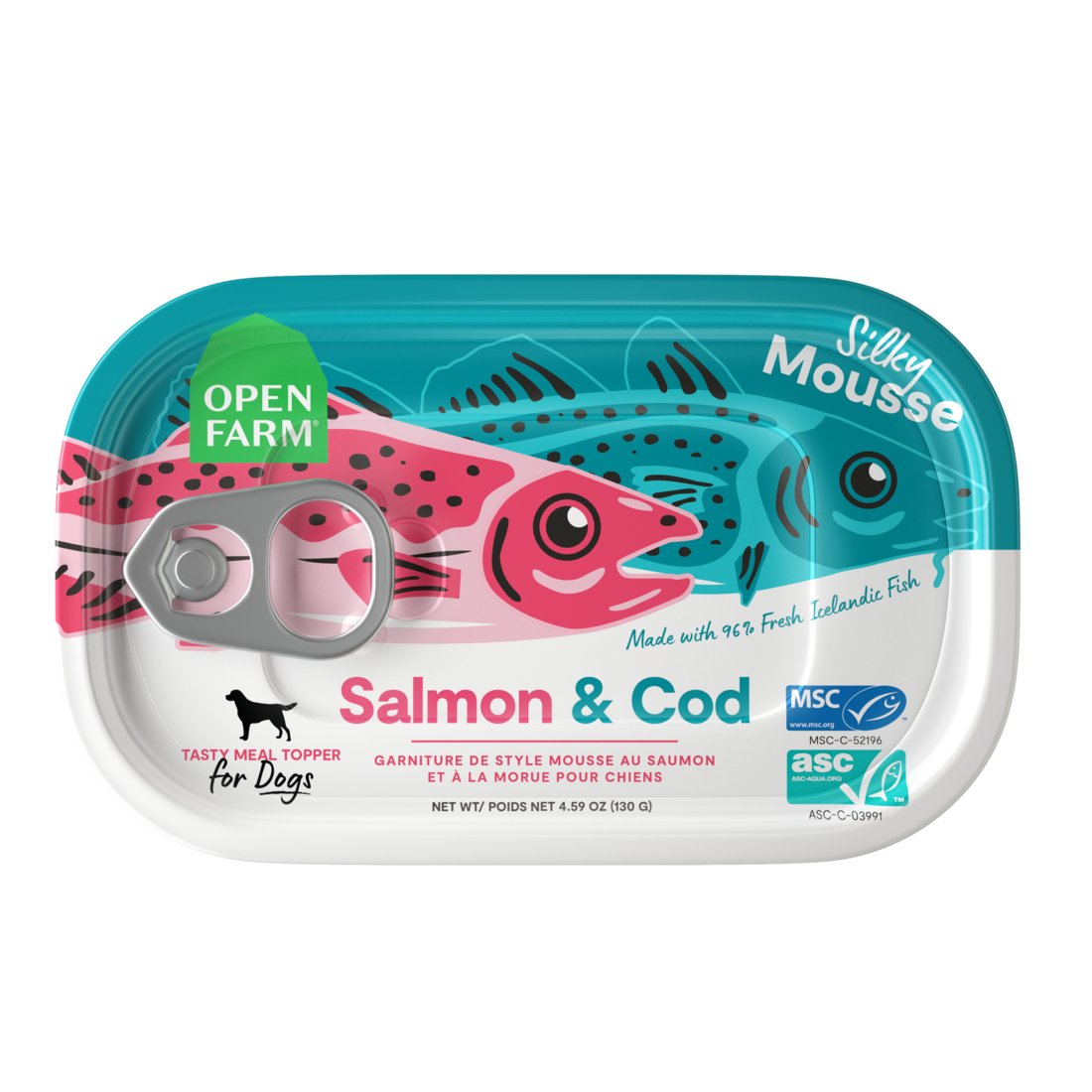 OPEN FARM Dog - Salmon & Cod Grain-Free Topper 4.59 oz