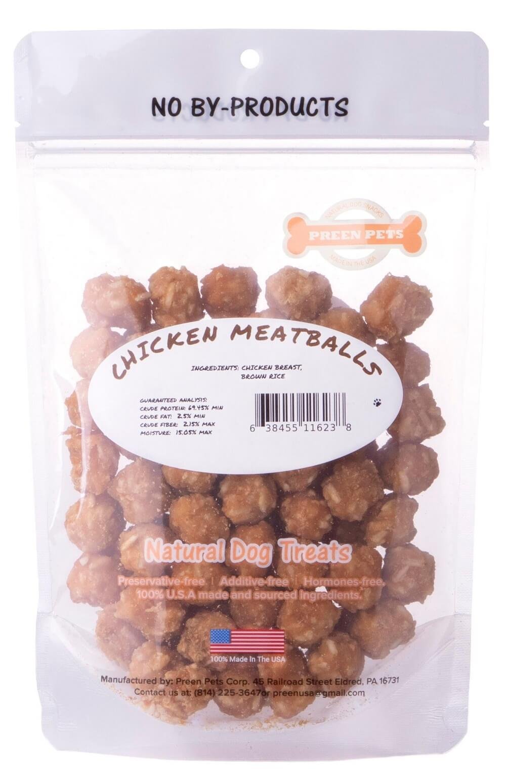 Preen Pets - Chicken Meatballs 4oz