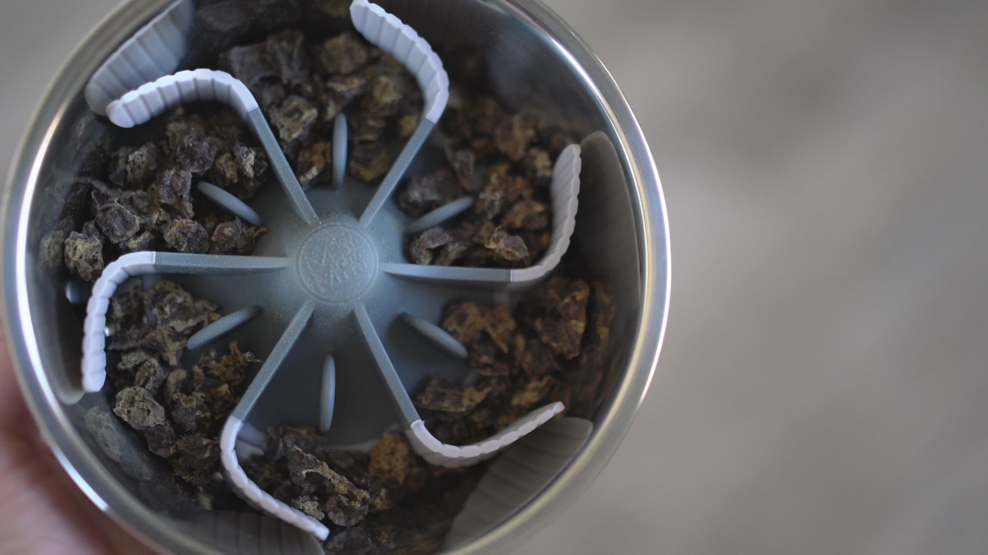 Load video: MESSY MUTTS - Universal Non-Skid Slow Feeder Bowl Insert