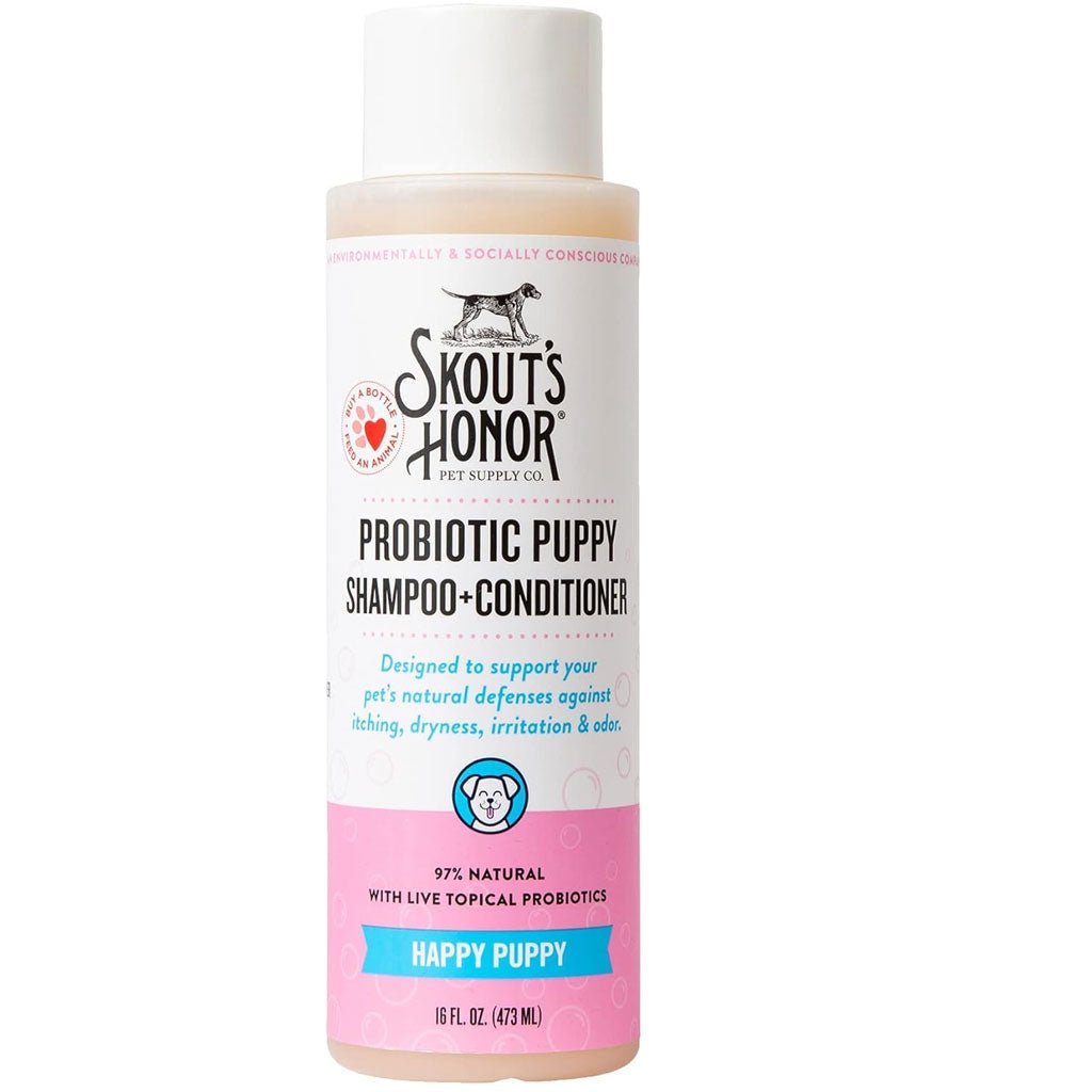 skouts Honor Probiotic Happy Puppy Shampoo Conditioner 16 oz