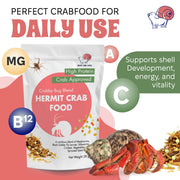 Snout and Shell Hermit Crab Food - Crabby Bug Blend