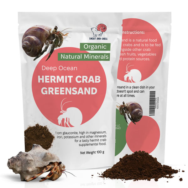 Snout and Shell Hermit Crab Supplement - Greensand