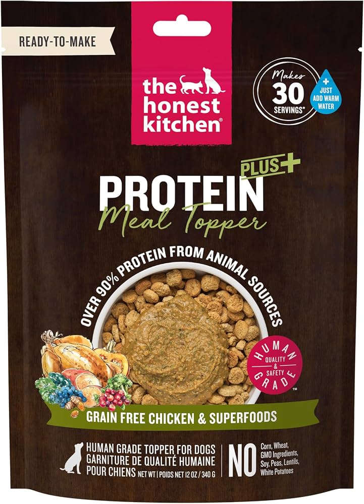 THE HONEST KITCHEN Dog - Grain Free Chicken & Superfoods Protein Plus Meal Topper