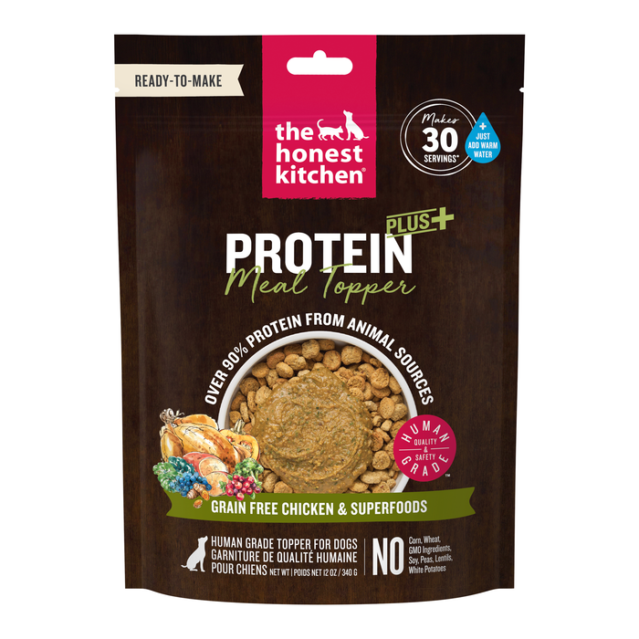 THE HONEST KITCHEN Dog - Grain Free Chicken & Superfoods Protein Plus Meal Topper