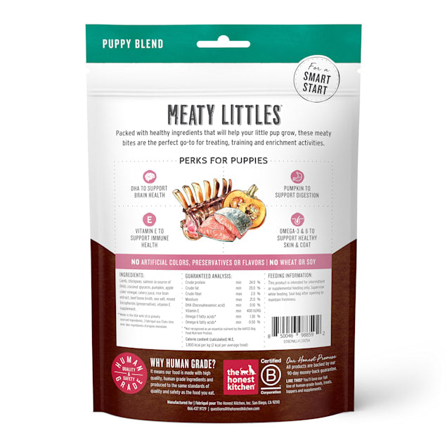 THE HONEST KITCHEN Dog - Lamb & Salmon Puppy Meaty Littles Treats 4 oz