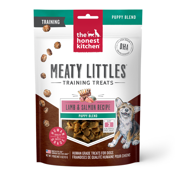 THE HONEST KITCHEN Dog - Lamb & Salmon Puppy Meaty Littles Treats 4 oz