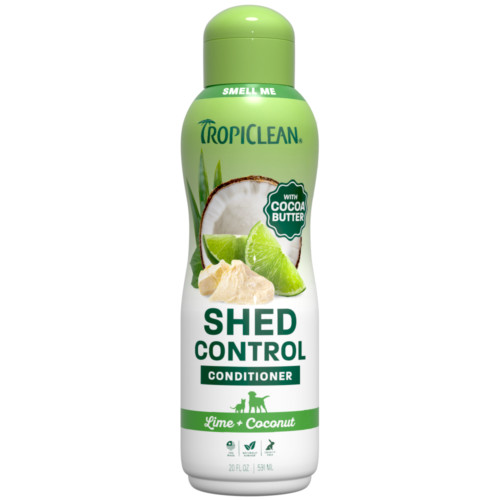 TROPICLEAN Dog & Cat - Lime & Coconut Shed Control Pet Conditioner 20 oz