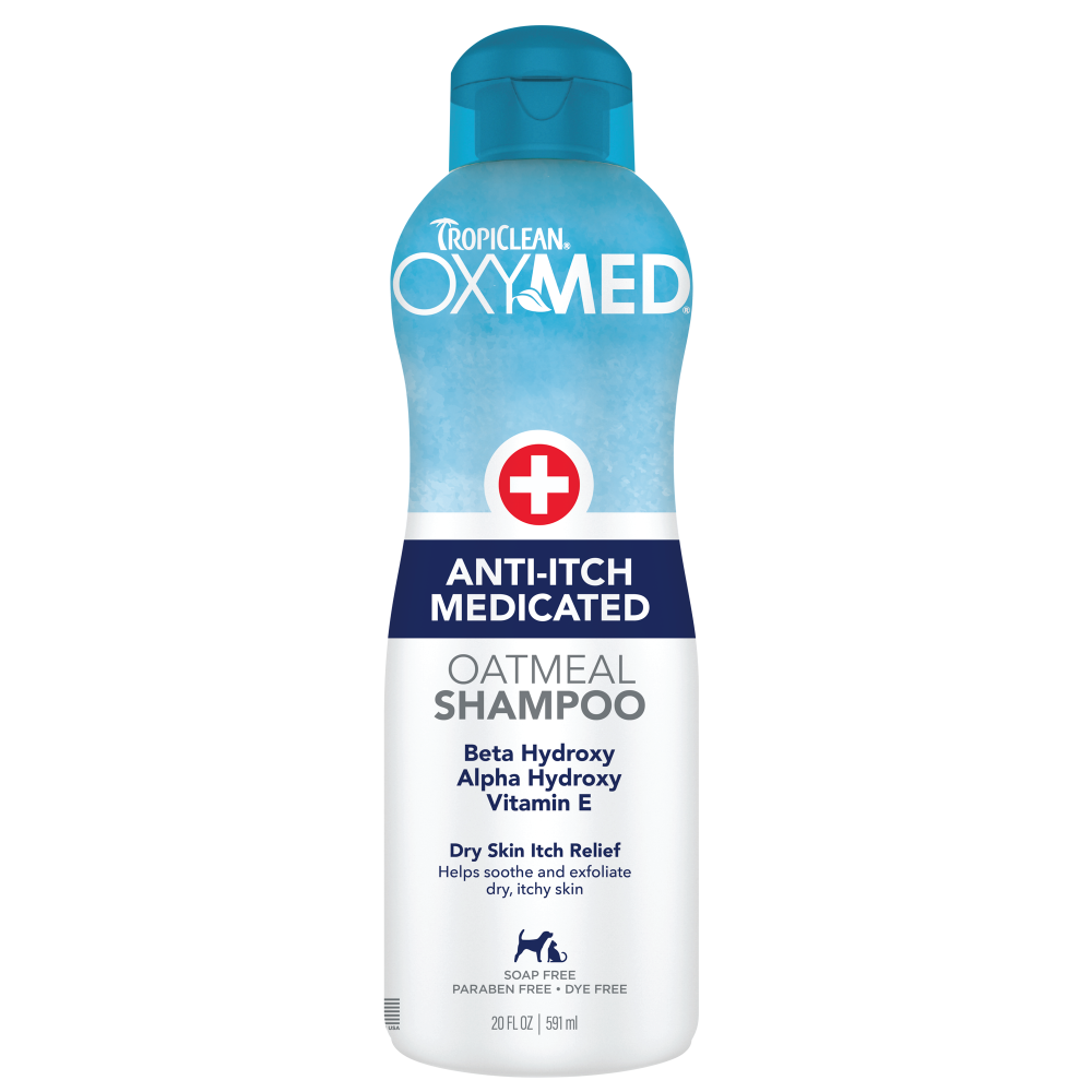 TROPICLEAN Dog & Cat - OxyMed Anti-itch Medicated Shampoo 20 oz