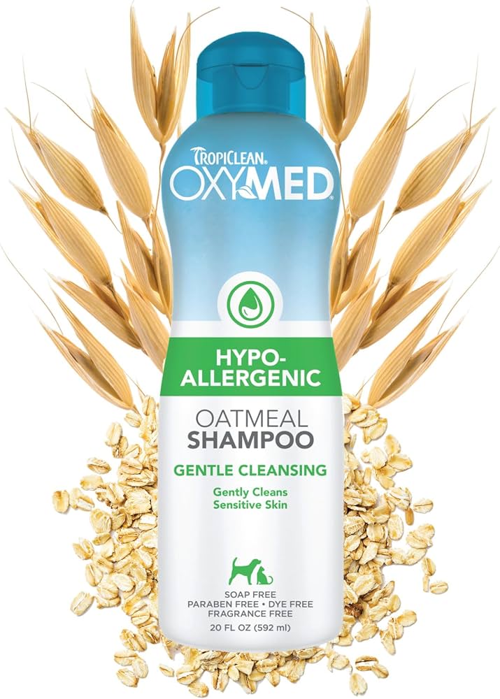 TROPICLEAN Dog & Cat - OxyMed Hypoallergenic Shampoo 20 oz