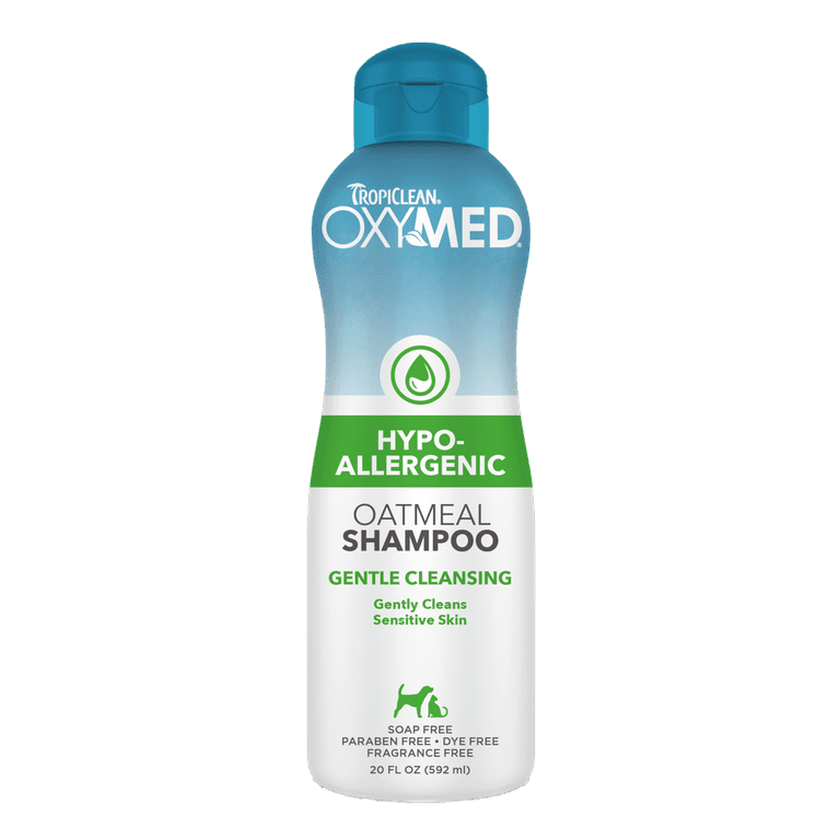 TROPICLEAN Dog & Cat - OxyMed Hypoallergenic Shampoo 20 oz