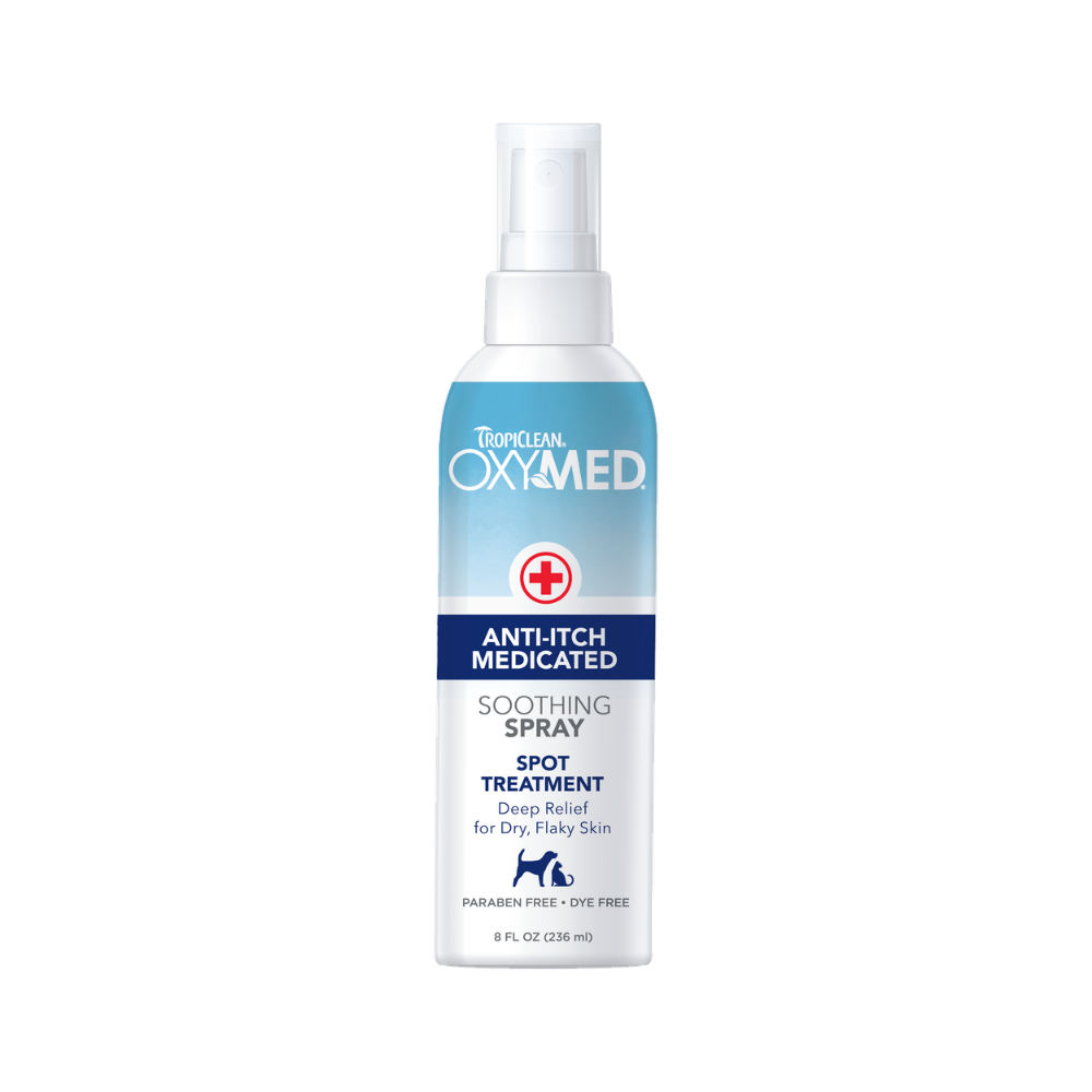 TROPICLEAN Dog & Cat - OxyMed Medicated Anti-itch Spray 8 oz