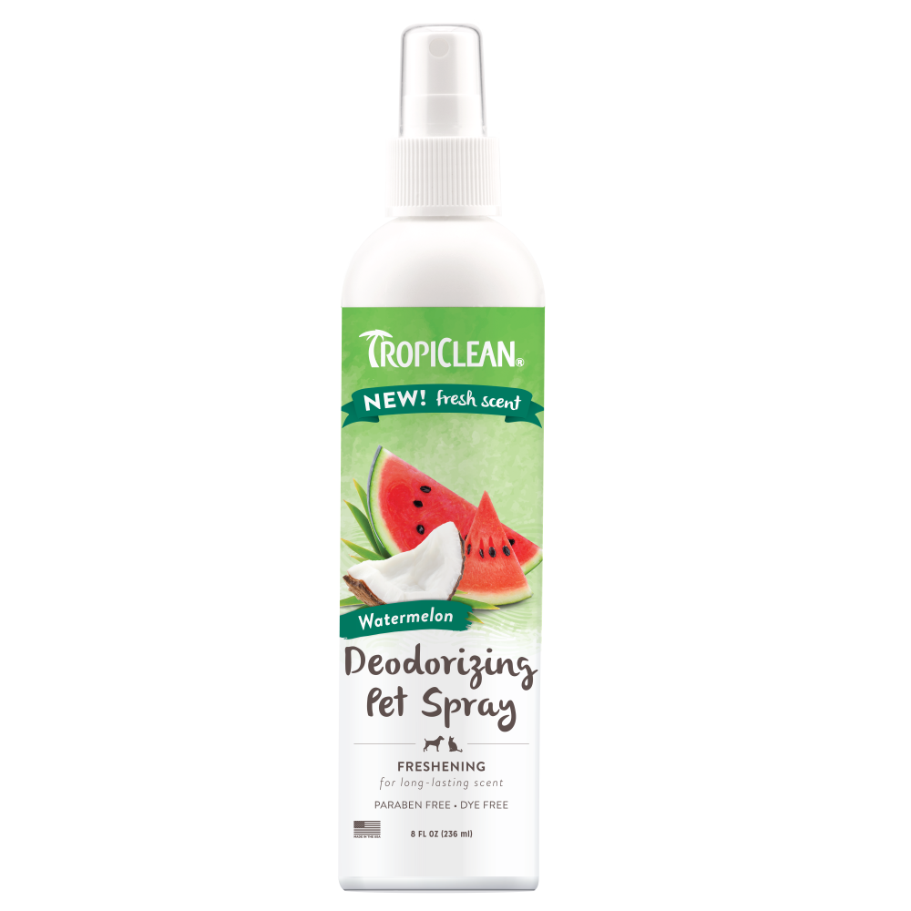TROPICLEAN Dogs & Cats - Watermelon Deodorizing Spray 8 oz