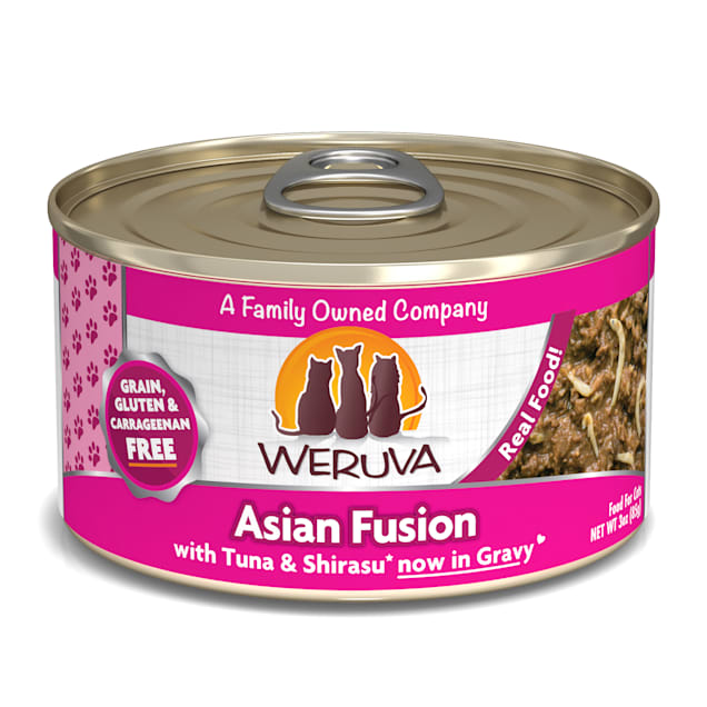 Weruva Asian Fusion with tuna and shirasu 3 oz