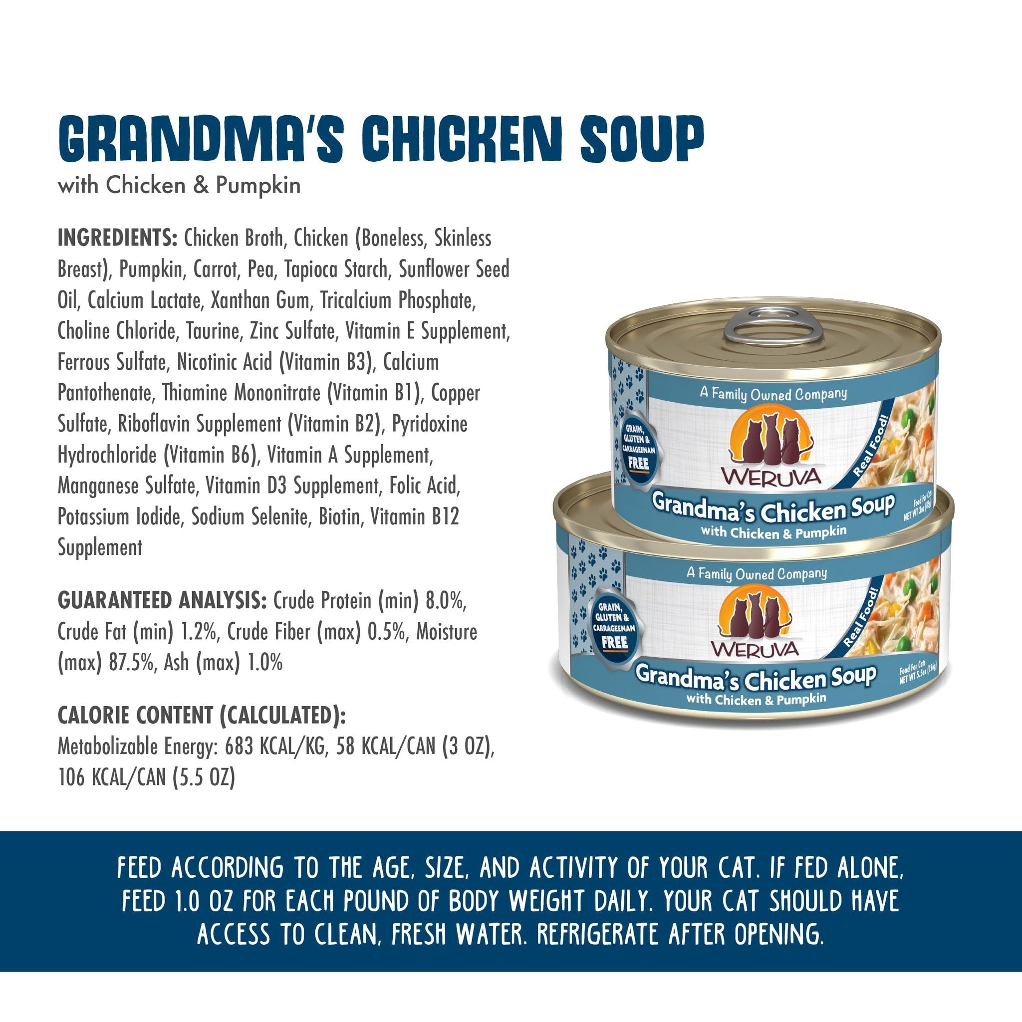 WERUVA CAT CHICKEN SOUP 5.5OZ