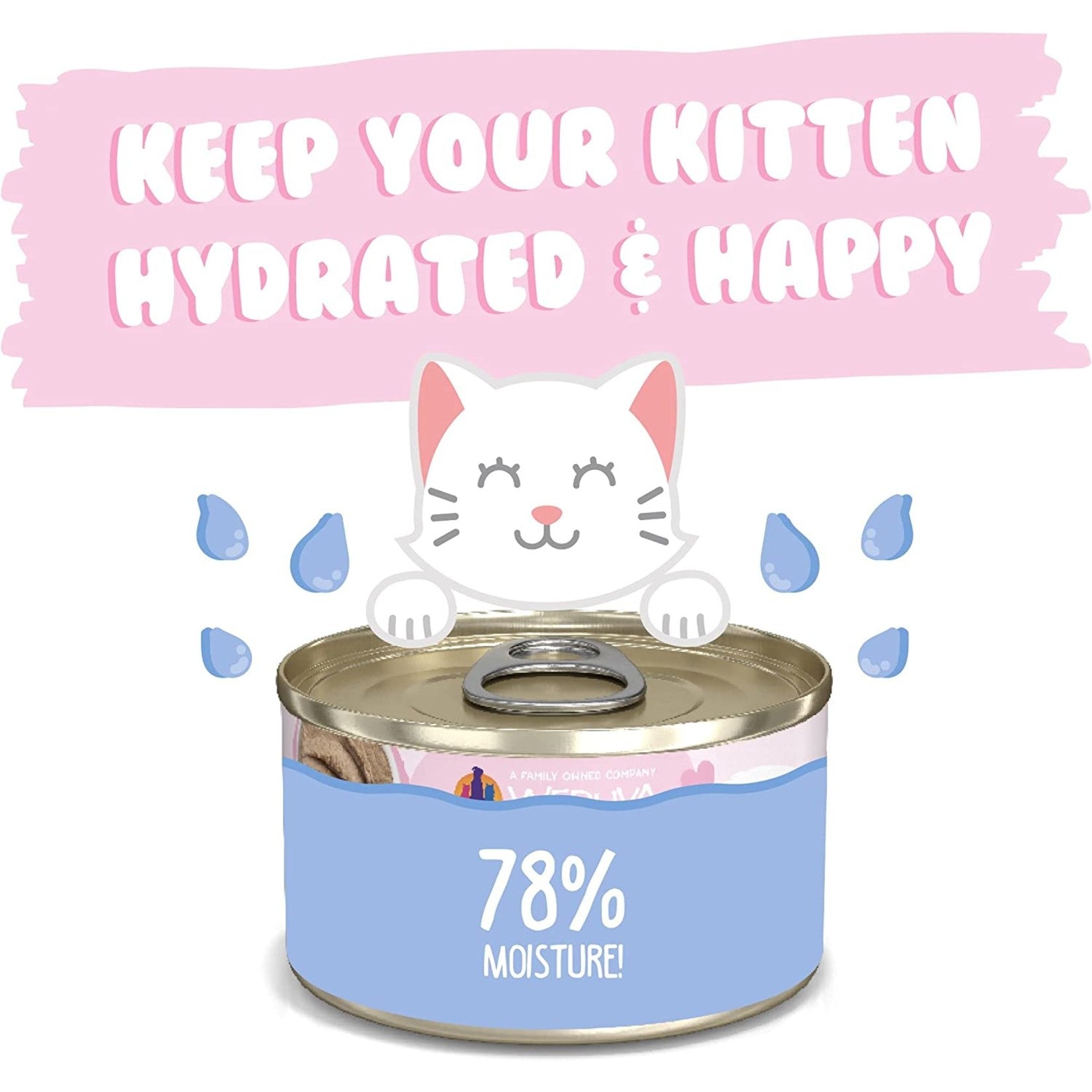 WERUVA CAT KITTEN HYDRATING PUREE CHICKEN BREAST FORMULA 3OZ