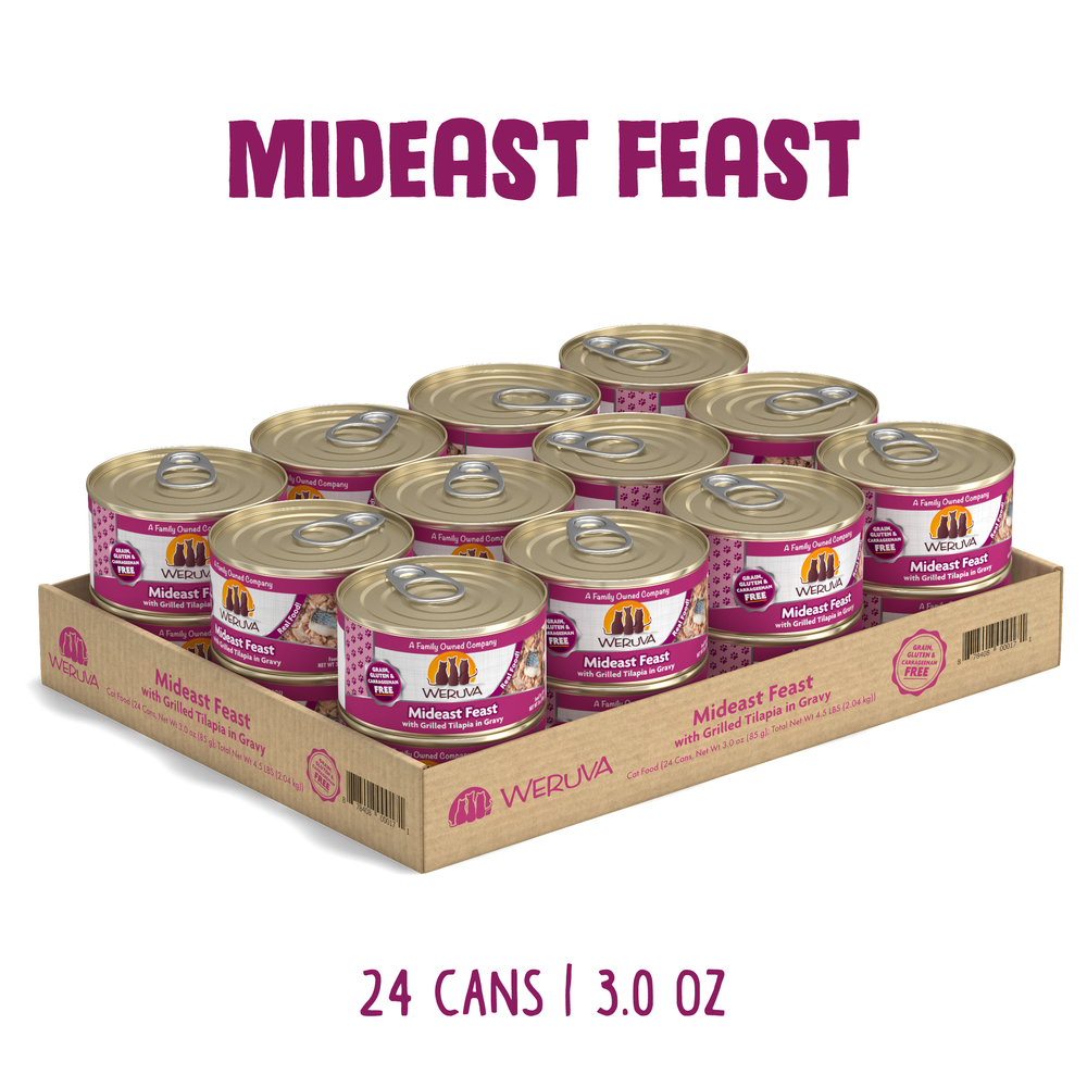 WERUVA CAT MIDEAST FEAST 3OZ