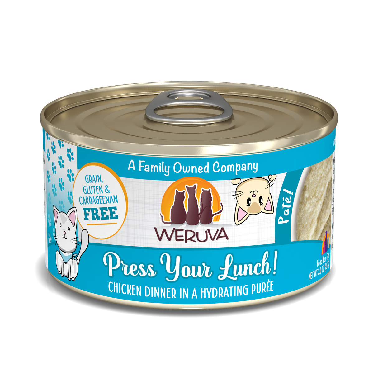 WERUVA CAT PATE PRESS YOUR LUNCH 5.5OZ