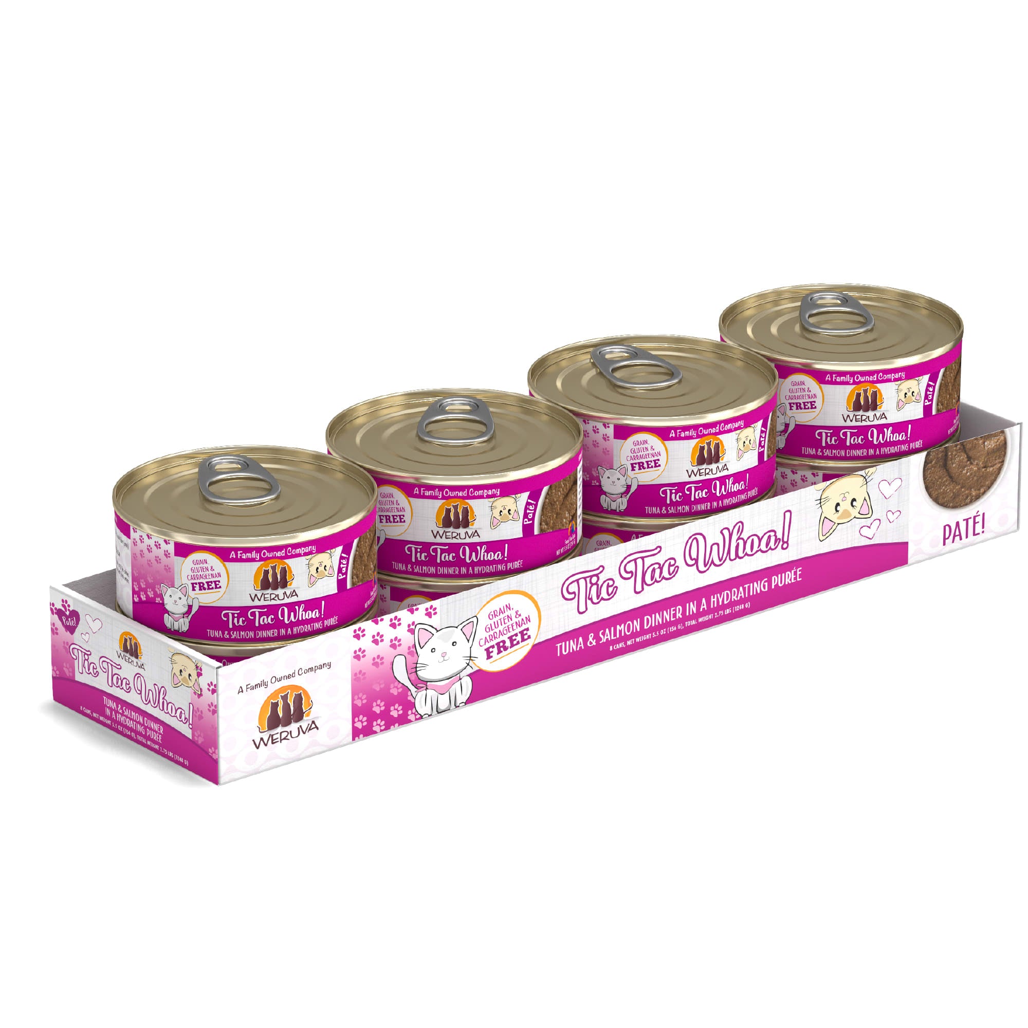 WERUVA CAT PATE TIC TAC WHOA 5.5OZ SINGLE CAN